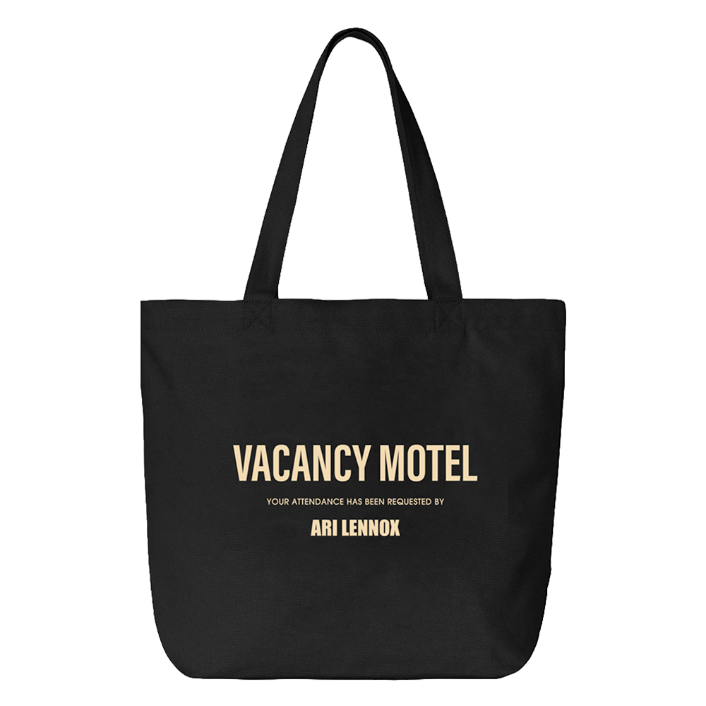 ARI LENNOX VACANCY ATTENDANCE REQUESTED TOTE BAG