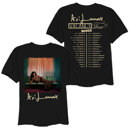 ARI LENNOX VACANCY ALBUM COVER 2026 TOUR T-SHIRT