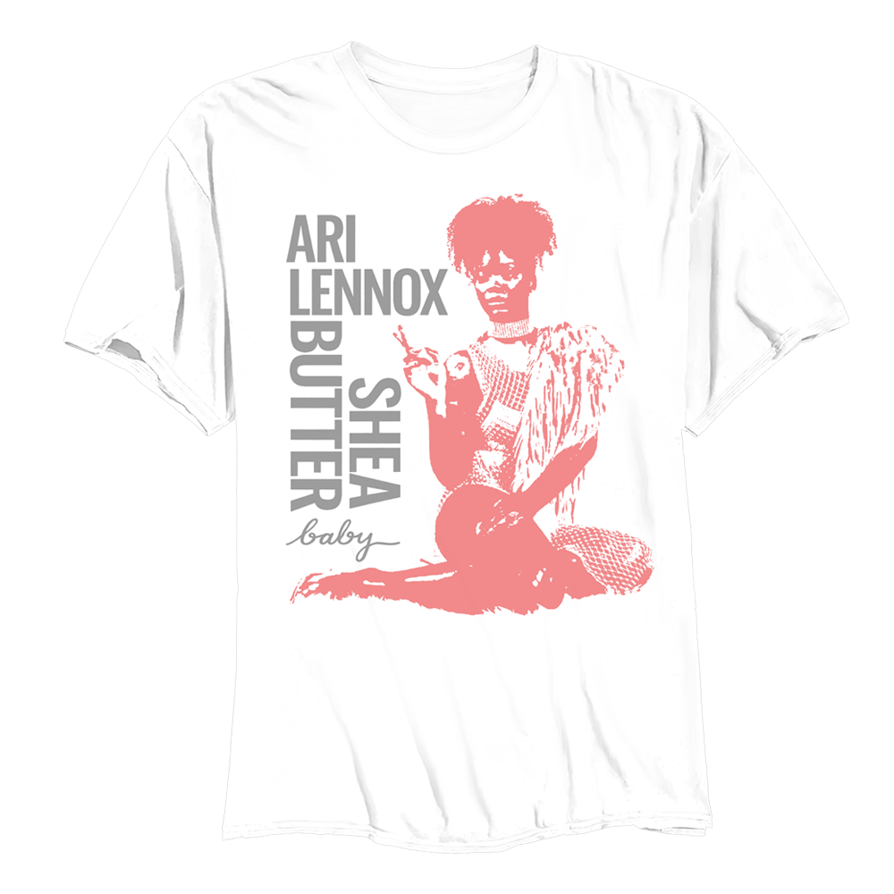 ARI LENNOX SHEA BUTTER TSHIRT WHT