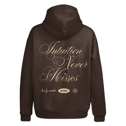 ARI LENNOX INTUITION NEVER MISSES HOODIE DK BRWN