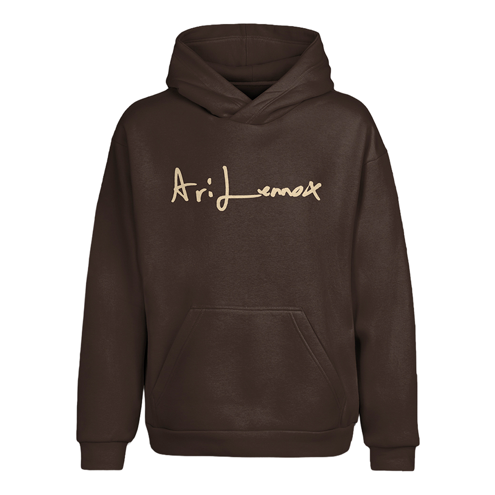 ARI LENNOX INTUITION NEVER MISSES HOODIE DK BRWN
