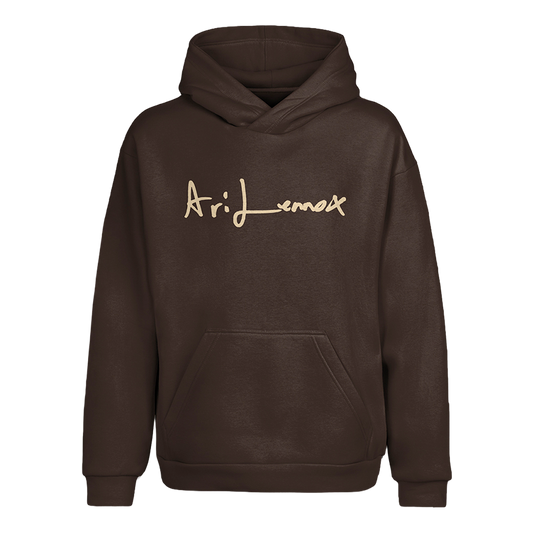 ARI LENNOX INTUITION NEVER MISSES HOODIE DK BRWN