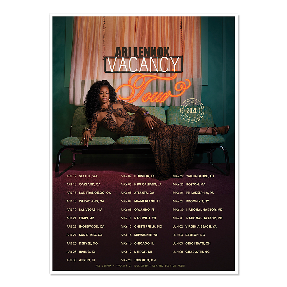 ARI LENNOX TOUR 2026 POSTER