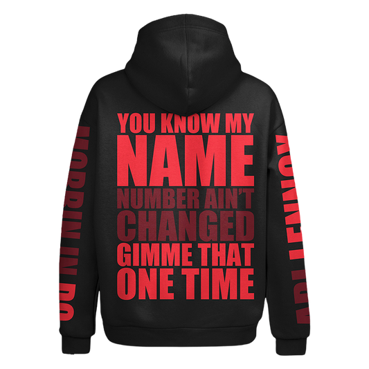 ARI LENNOX MOBBIN 2 COLOR REDS HOODIE BLK